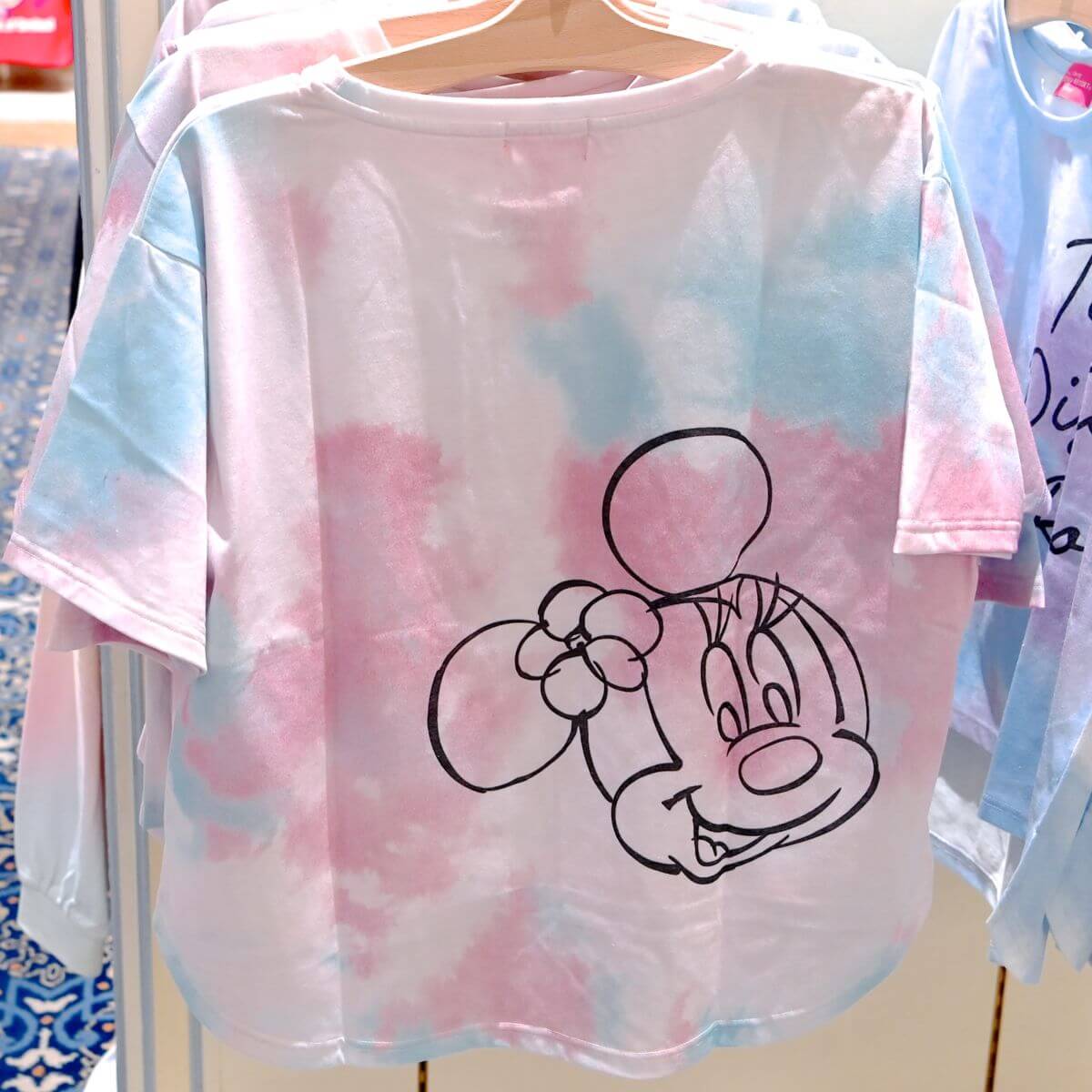 東京ディズニーリゾートBIGシルエットTシャツ（レディース・ピンク）ミニーマウス