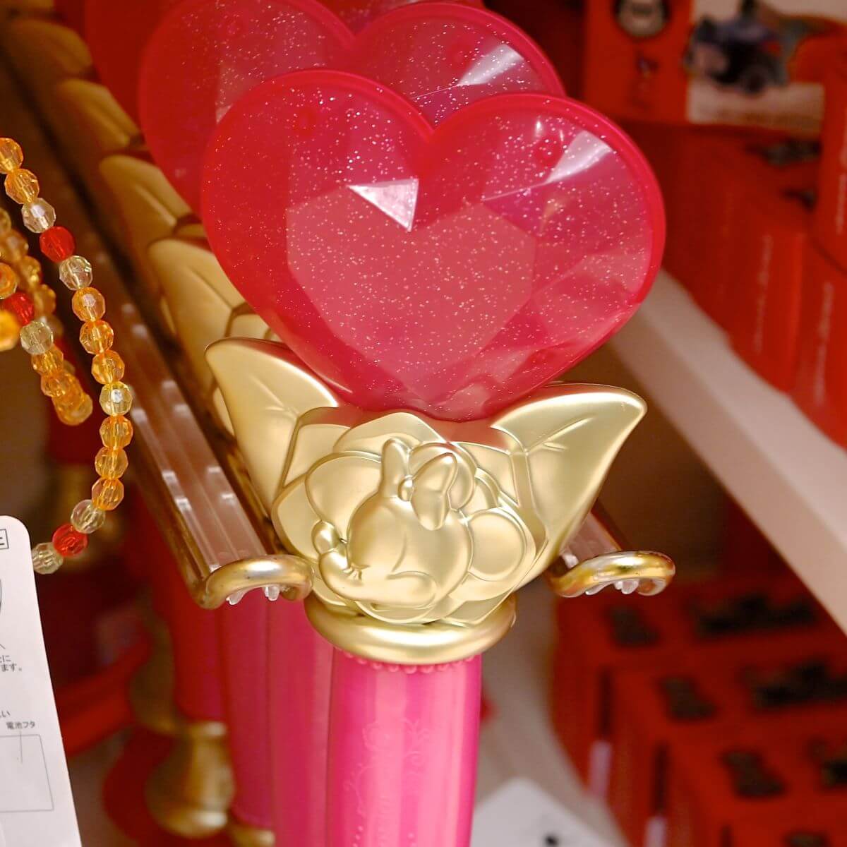 バトンを振ると音と光が楽しめる 東京ディズニーランド ミニーマウス 光るおもちゃ お土産