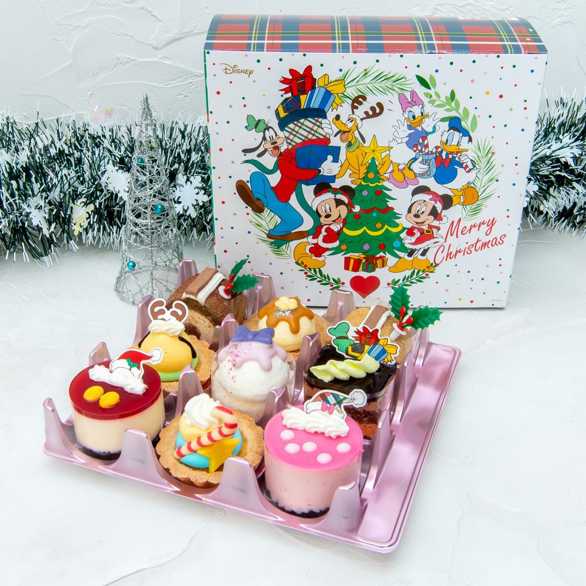ミッキー フレンズのプチケーキ 銀座コージーコーナー ディズニー クリスマス コレクション