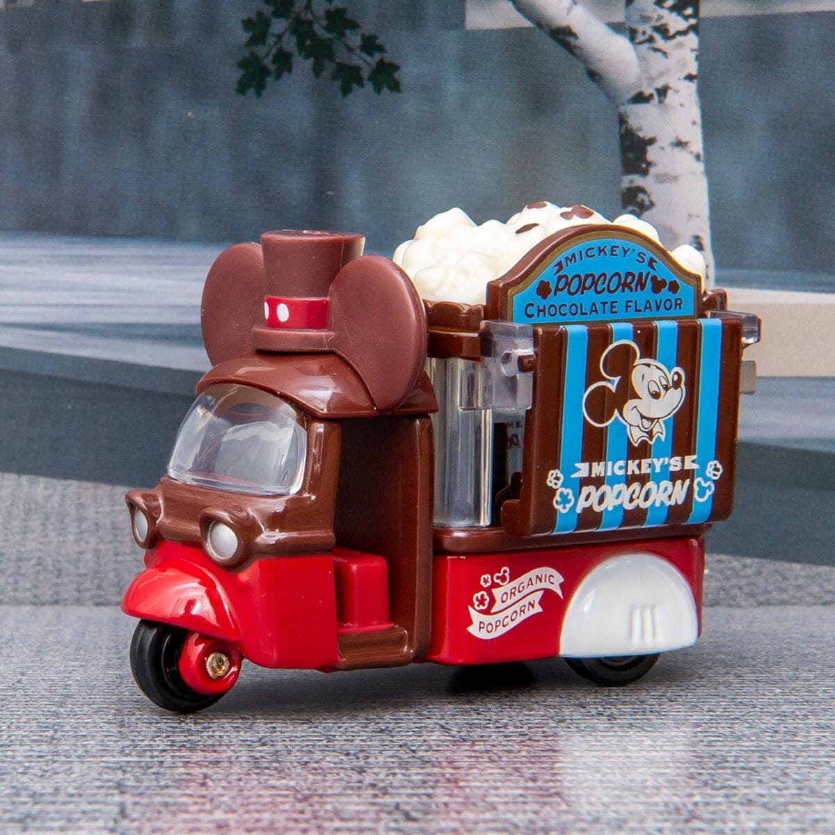 チョコレートポップコーンのワゴンデザイン ディズニーモータース ドゥービー ミッキーマウス バレンタインエディション21