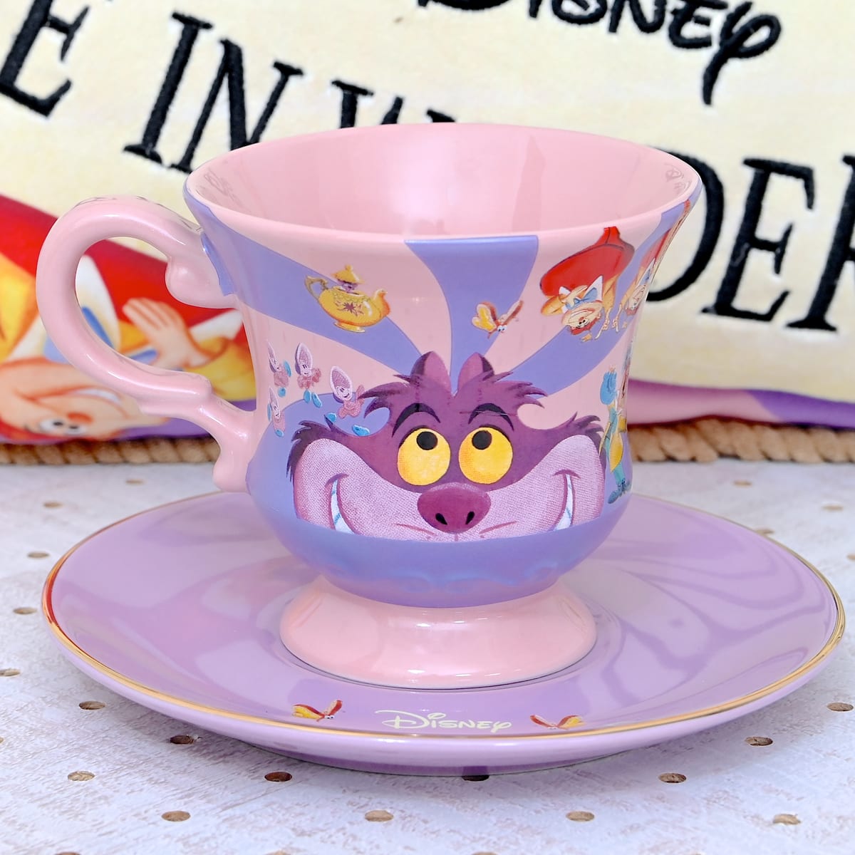 ふしぎの国のアリス ティーカップ Alice in Wonderland 70　バックデザイン