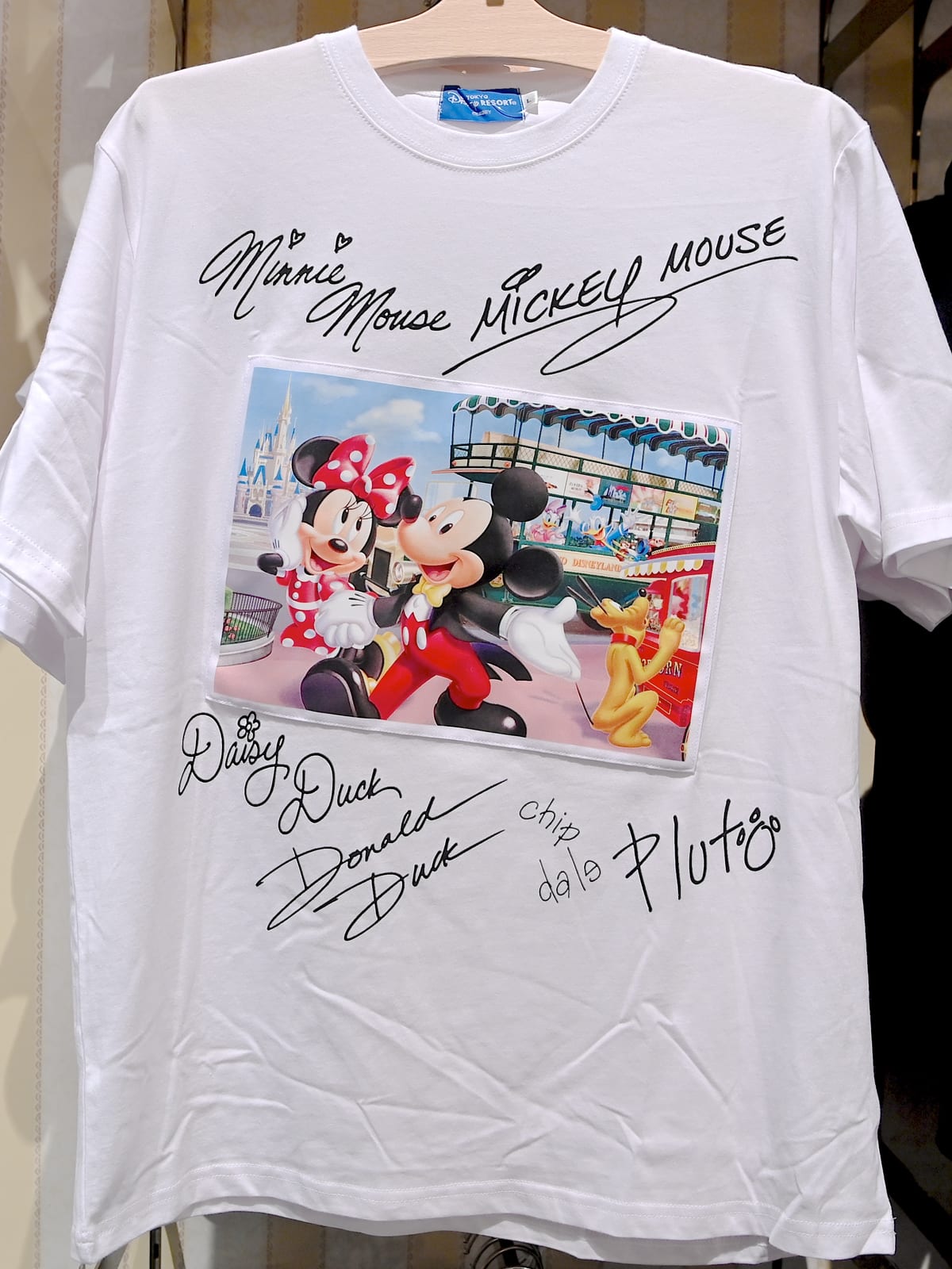 東京ディズニーランド（キャラクターサイン入り）Tシャツ1