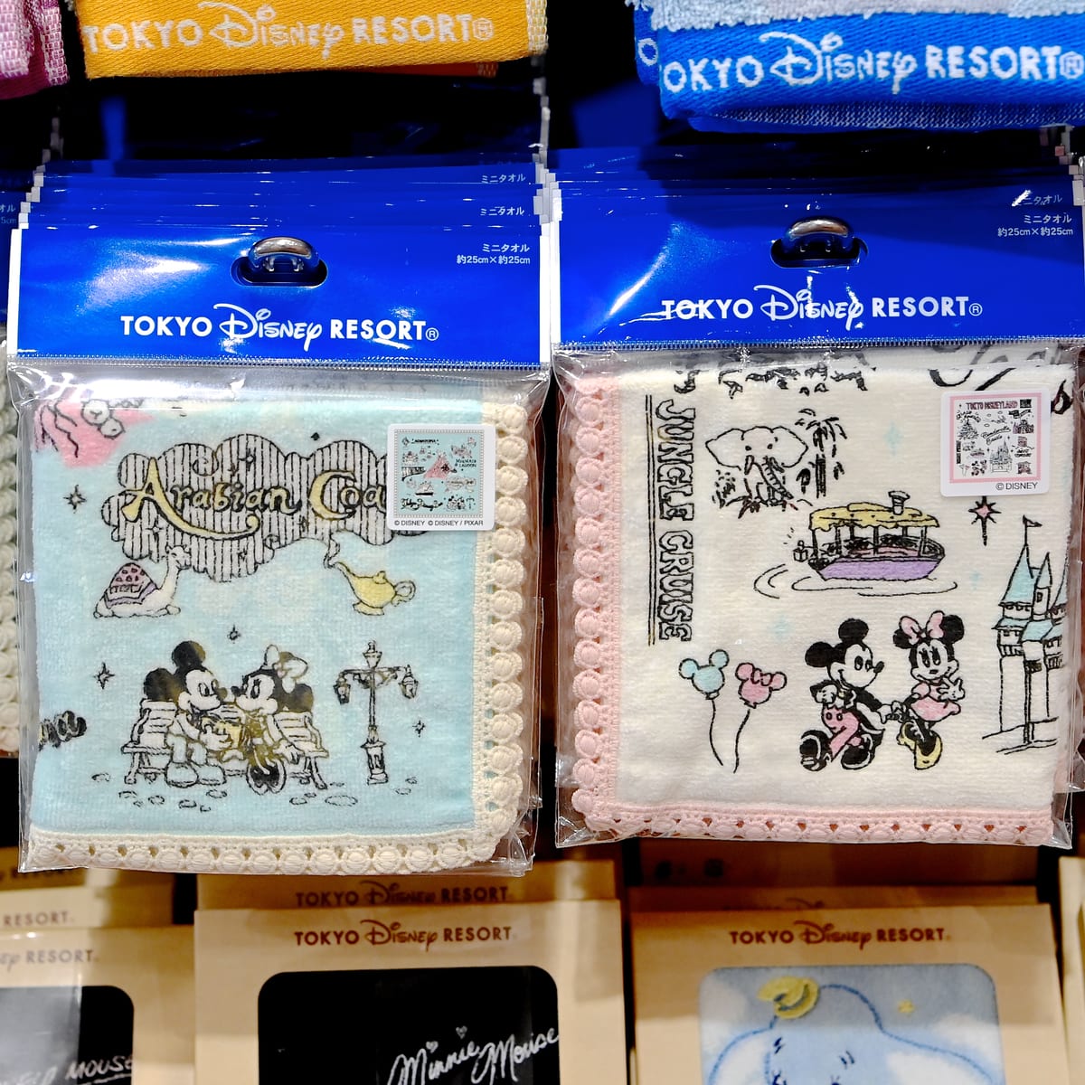 手描き風アートがかわいい 東京ディズニーランドtokyo Disney Resort Fun Map柄グッズ お土産