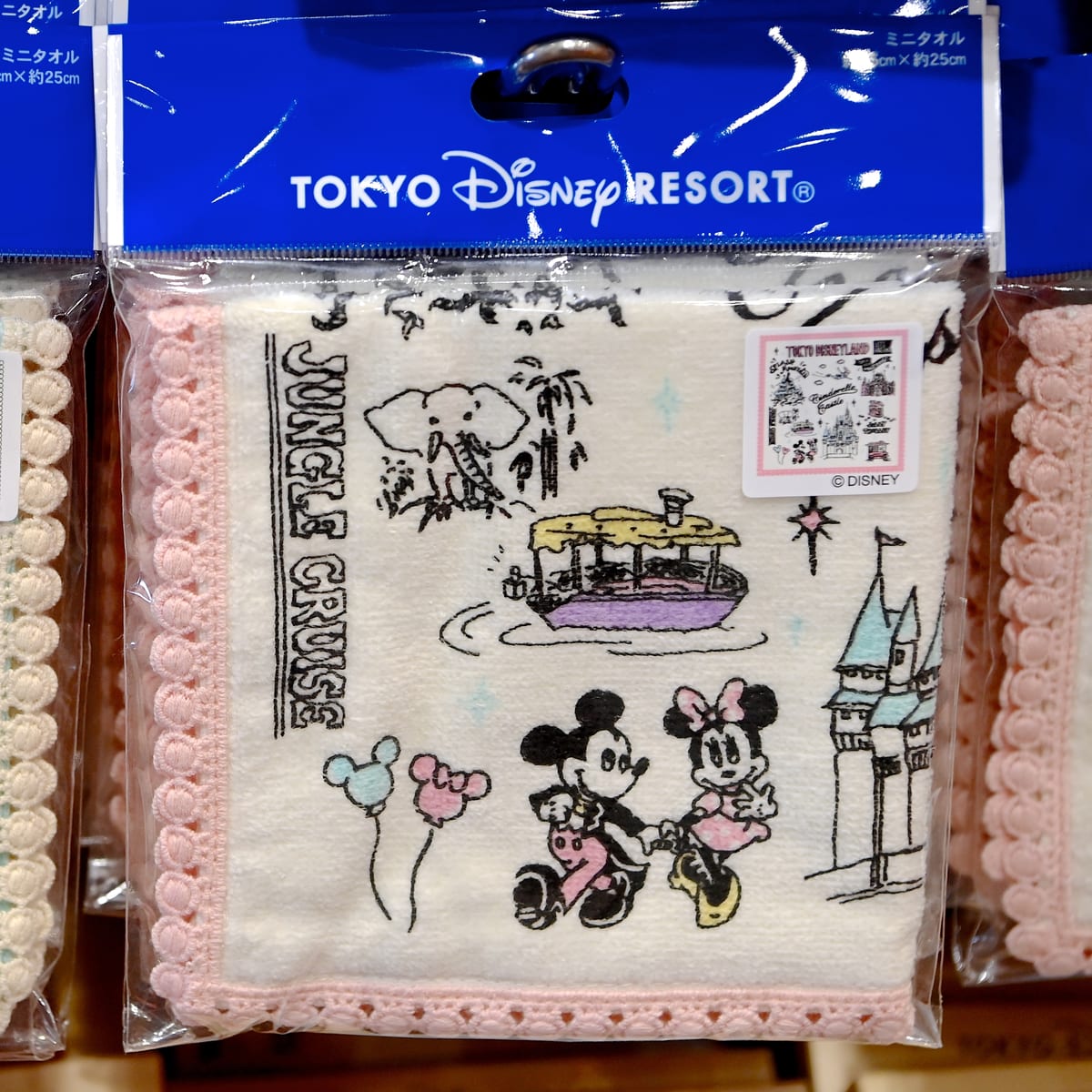 手描き風アートがかわいい 東京ディズニーランドtokyo Disney Resort Fun Map柄グッズ お土産
