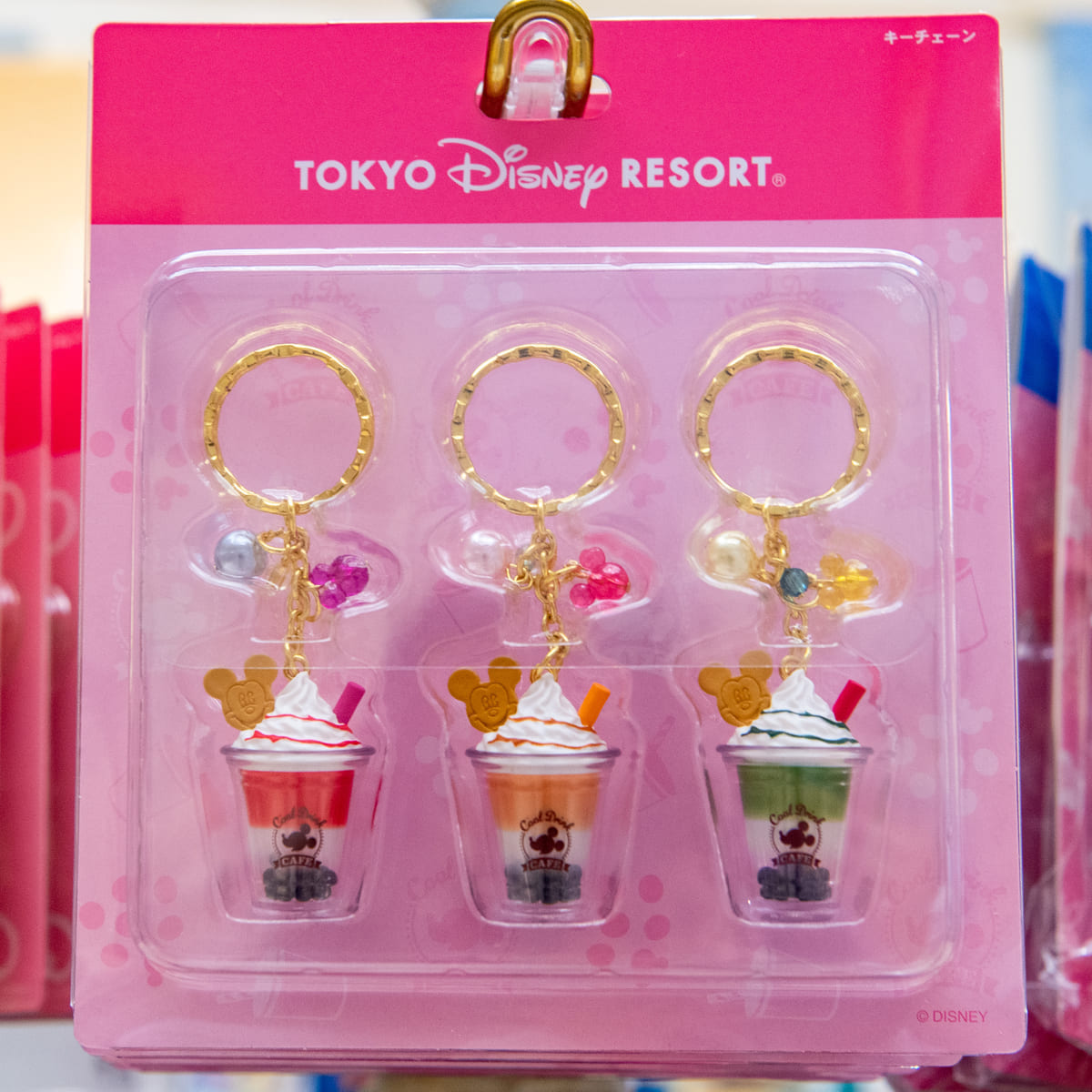 東京ディズニーランド「ミッキータピオカフロート」キーチェーン