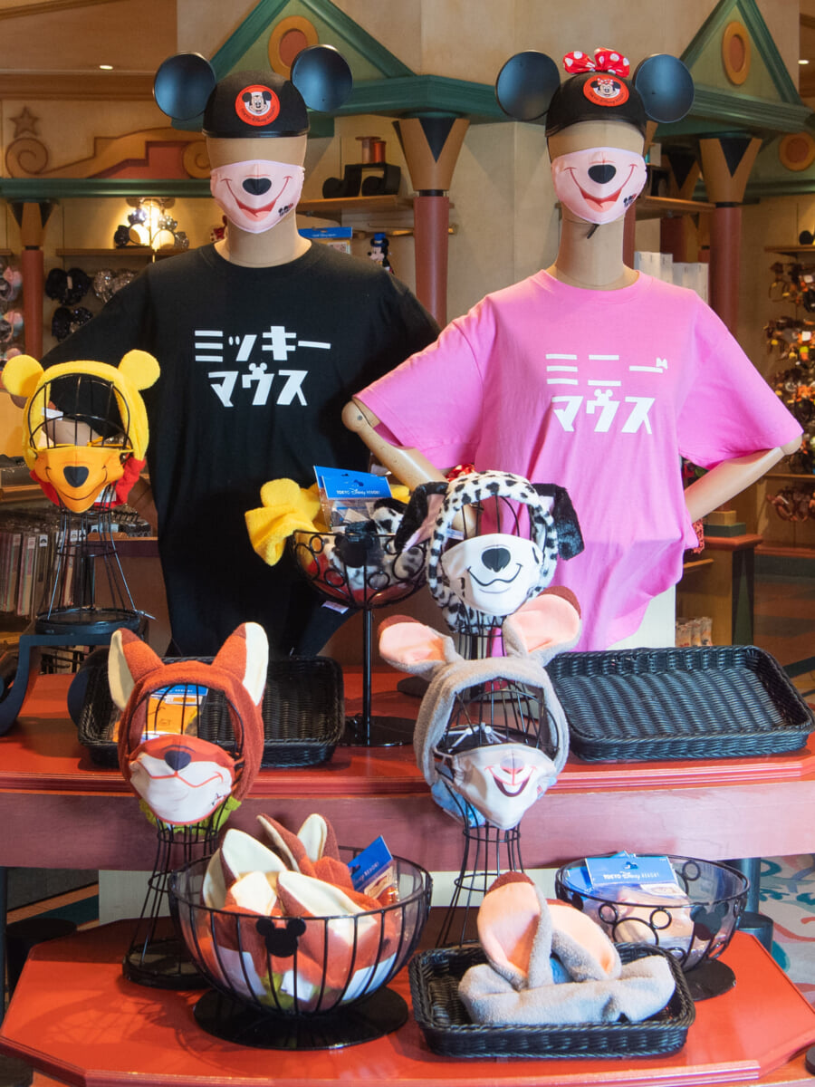 ディズニーキャラクターマスク ディズニーランド・シーオリジナルデザイン