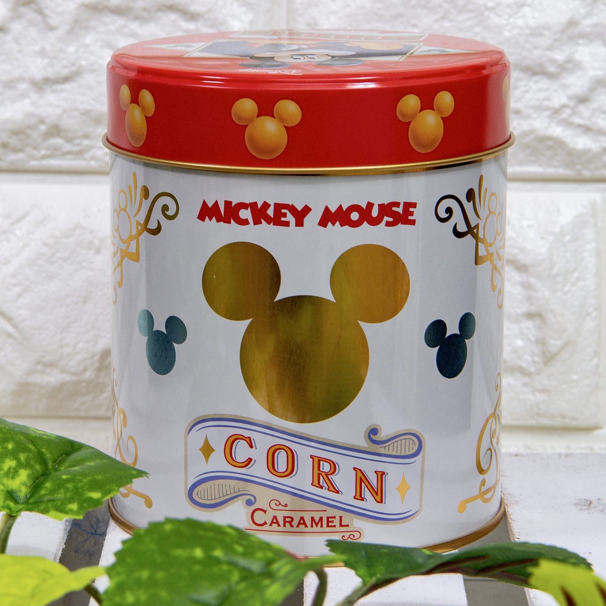 ミッキーマウス/コーン キャラメル味　数量限定スペシャル缶　裏