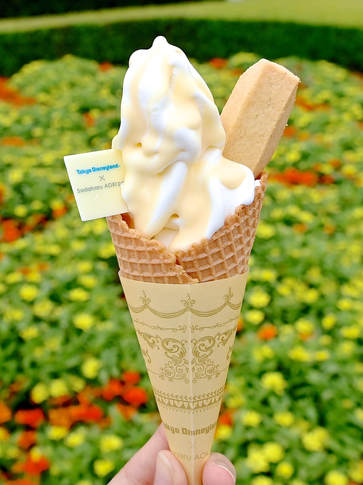 アイスクリームコーン「Sadaharu AOKI paris」スペシャルソフトクリーム(チーズクリーム＆レモン)1