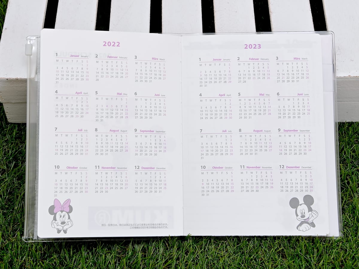 【KUM】ミッキー＆ミニー 手帳・スケジュール帳 2022 CALENDARS ＆ ORGANIZERS　1