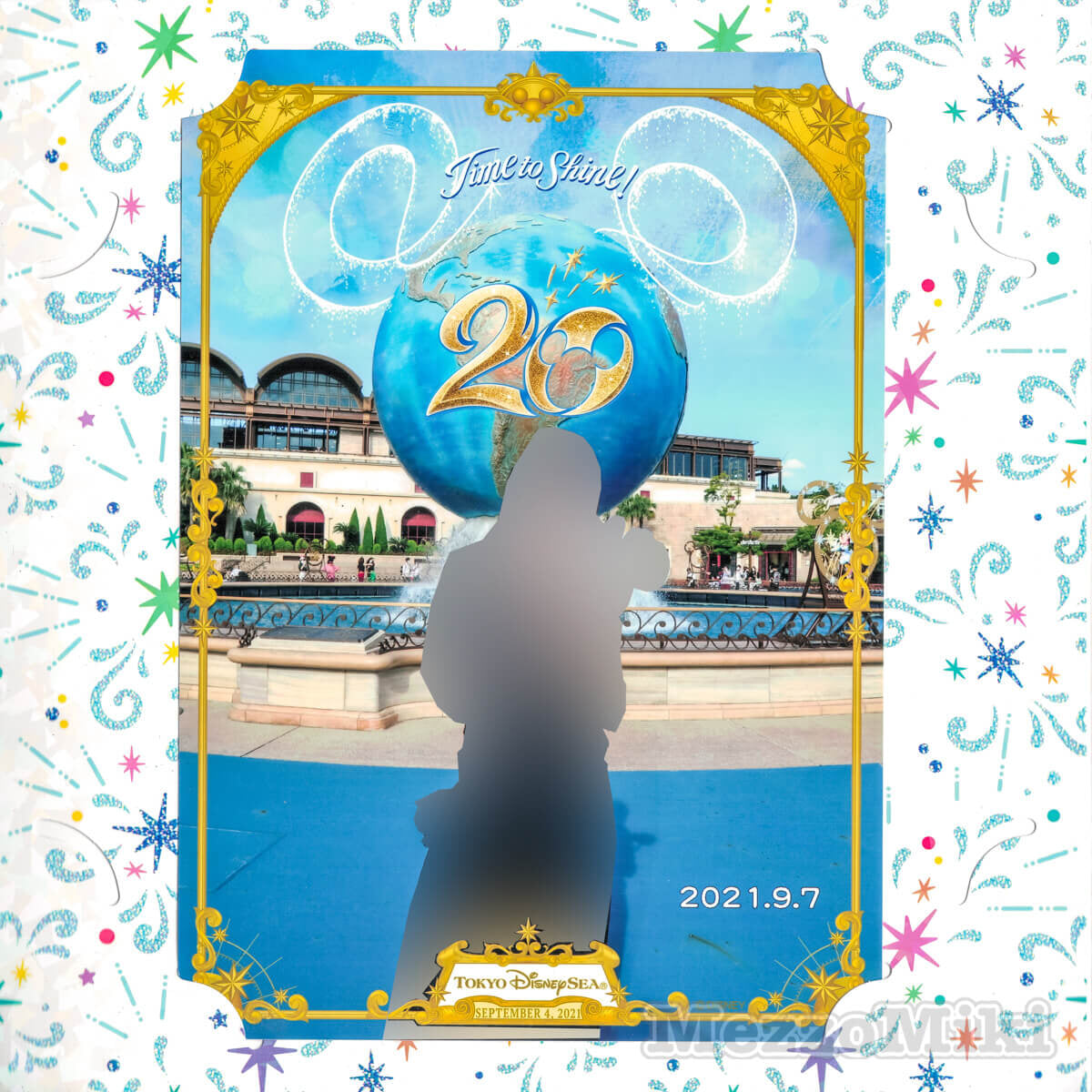 “東京ディズニーシー20周年：タイム・トゥ・シャイン！”スナップフォト