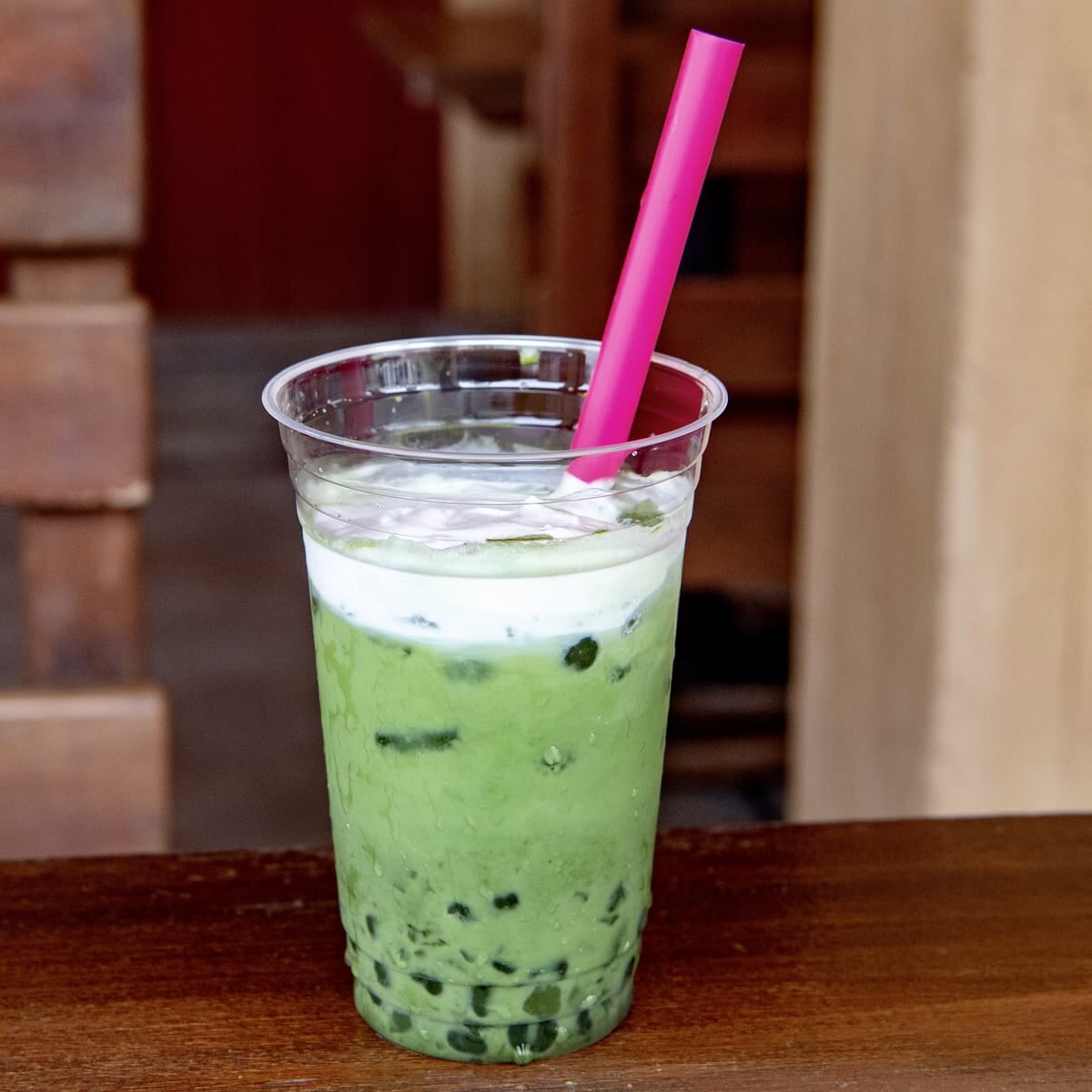 東京ディズニーシー　抹茶タピオカドリンク1