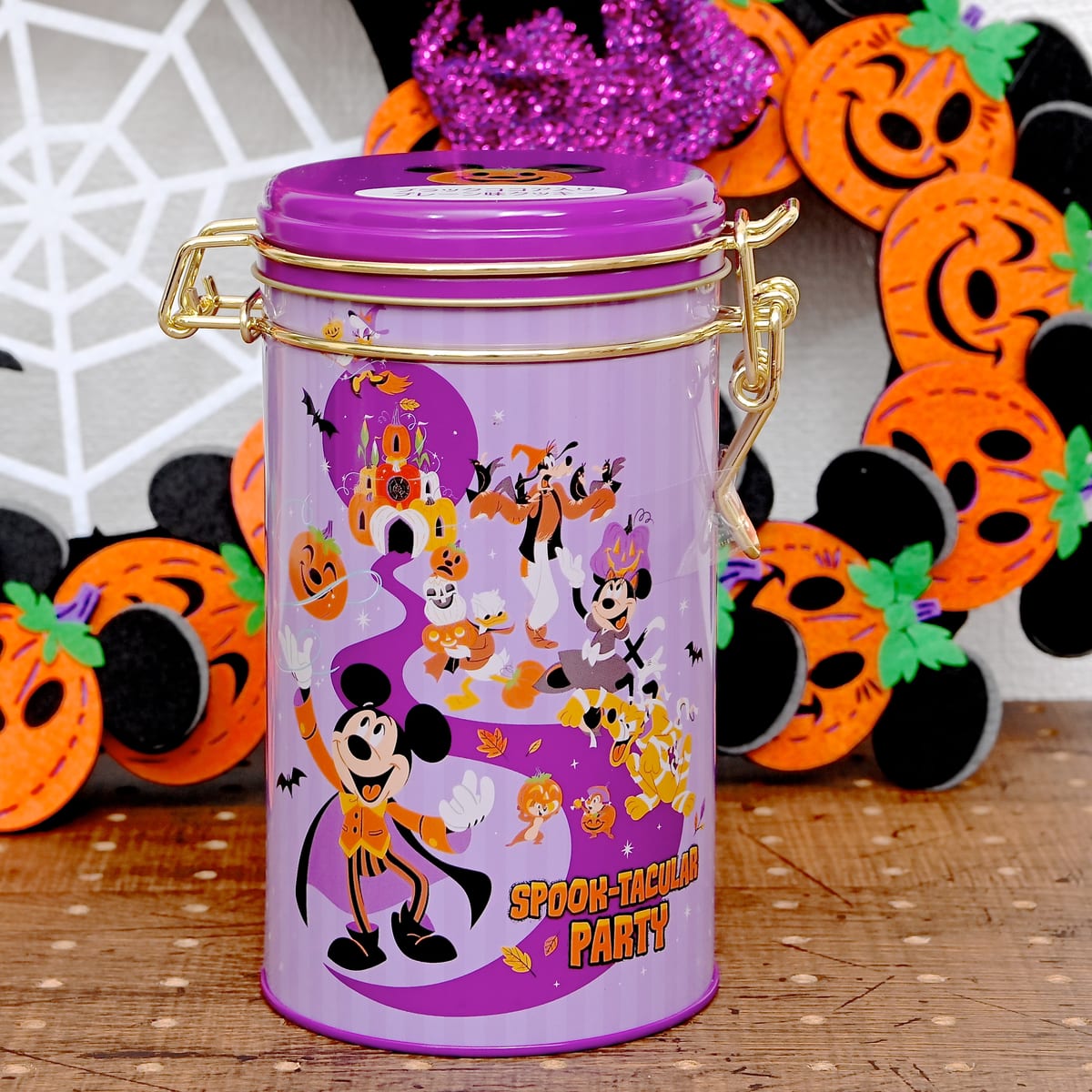 ミッキー＆フレンズ クッキー キャニスター缶入り Disney Halloween 2021