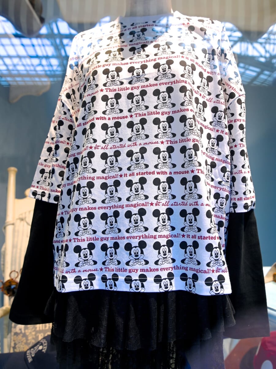 東京ディズニーランド「ミッキーマウス」長袖Tシャツ