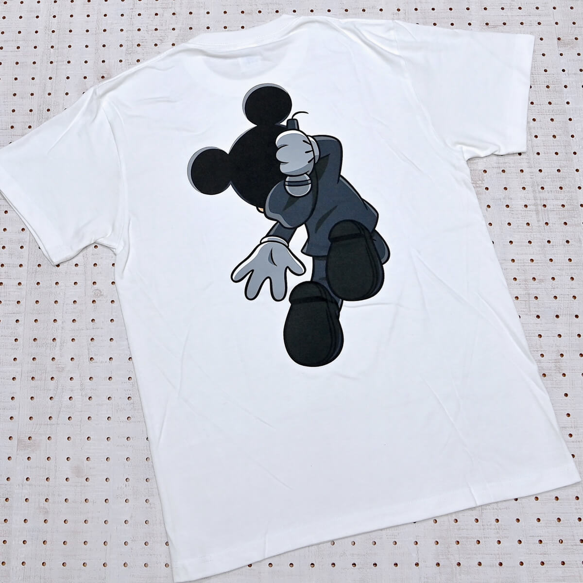 ミッキーマウス／Tシャツ（白）バックプリント