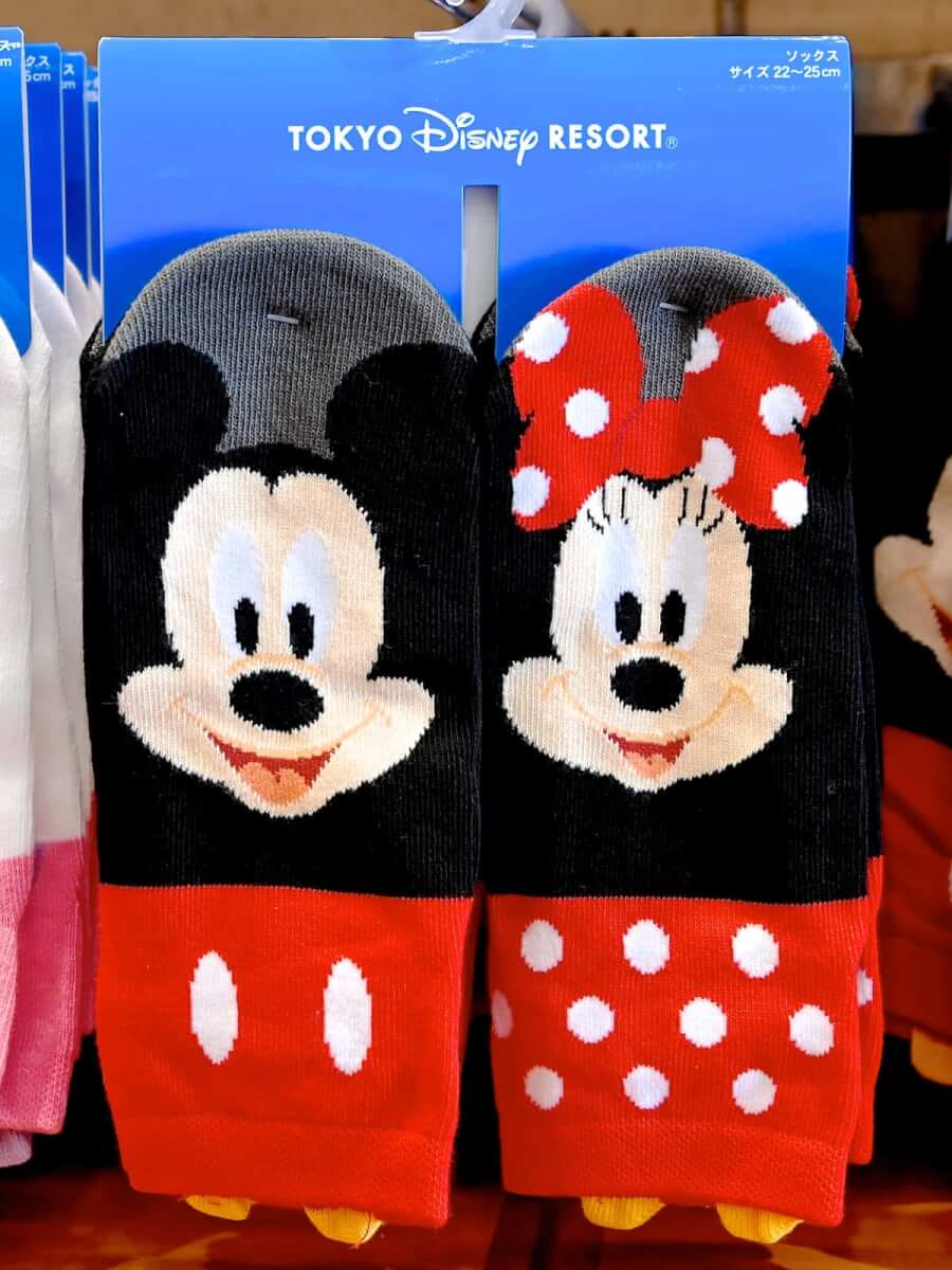 ミッキーマウス＆ミニーマウスソックス(靴下)