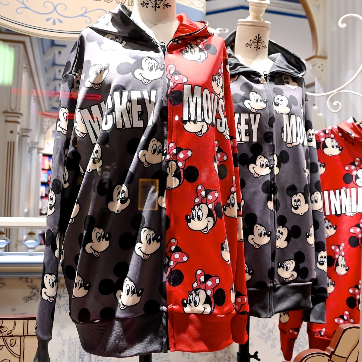 東京ディズニーランド ミッキーマウス・ミニーマウスパーカー(ビッグシルエット)