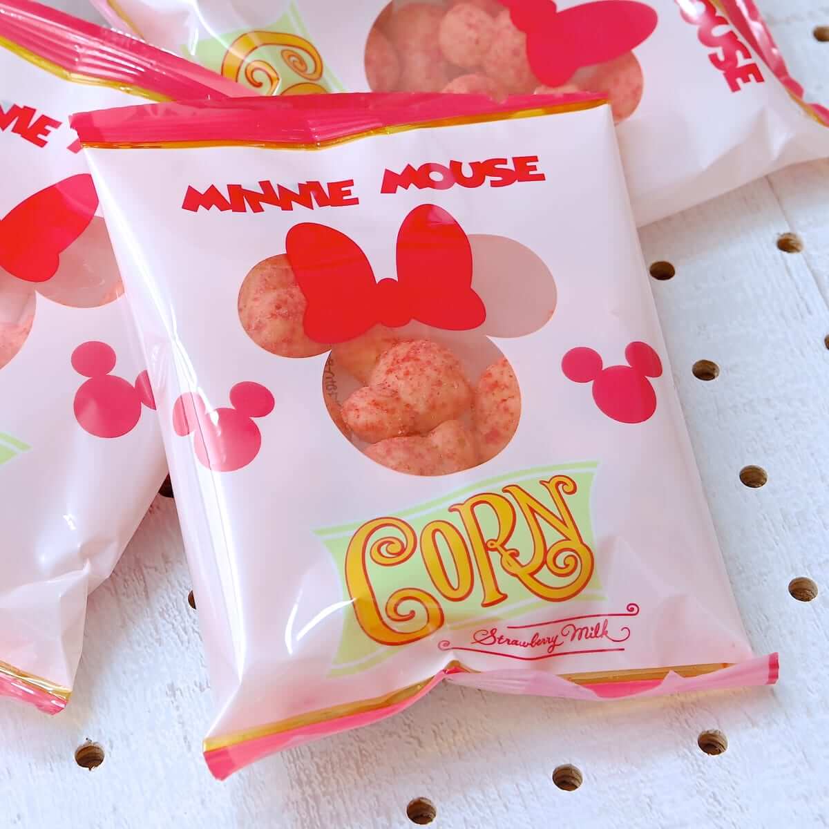 Disney SWEETS COLLECTION by 東京ばな奈『ミニーマウス/コーン いちごミルク味』パッケージ