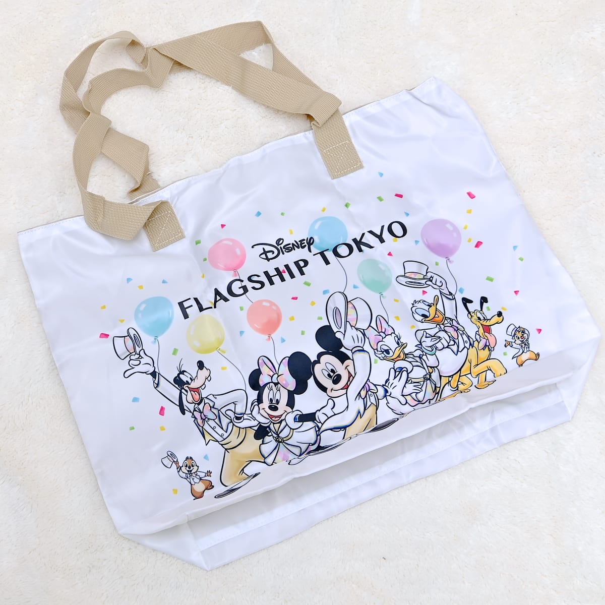 ミッキー＆フレンズ エコバッグ・ショッピングバッグ Disney FLAGSHIP TOKYO Grand Opening　デザイン