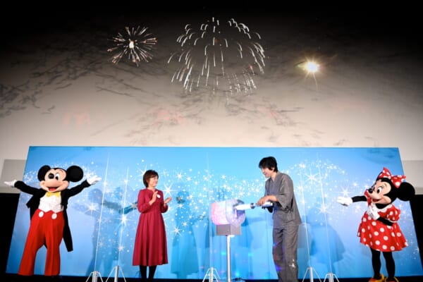 「ディズニーフラッグシップ東京」のグランドオープン　花火