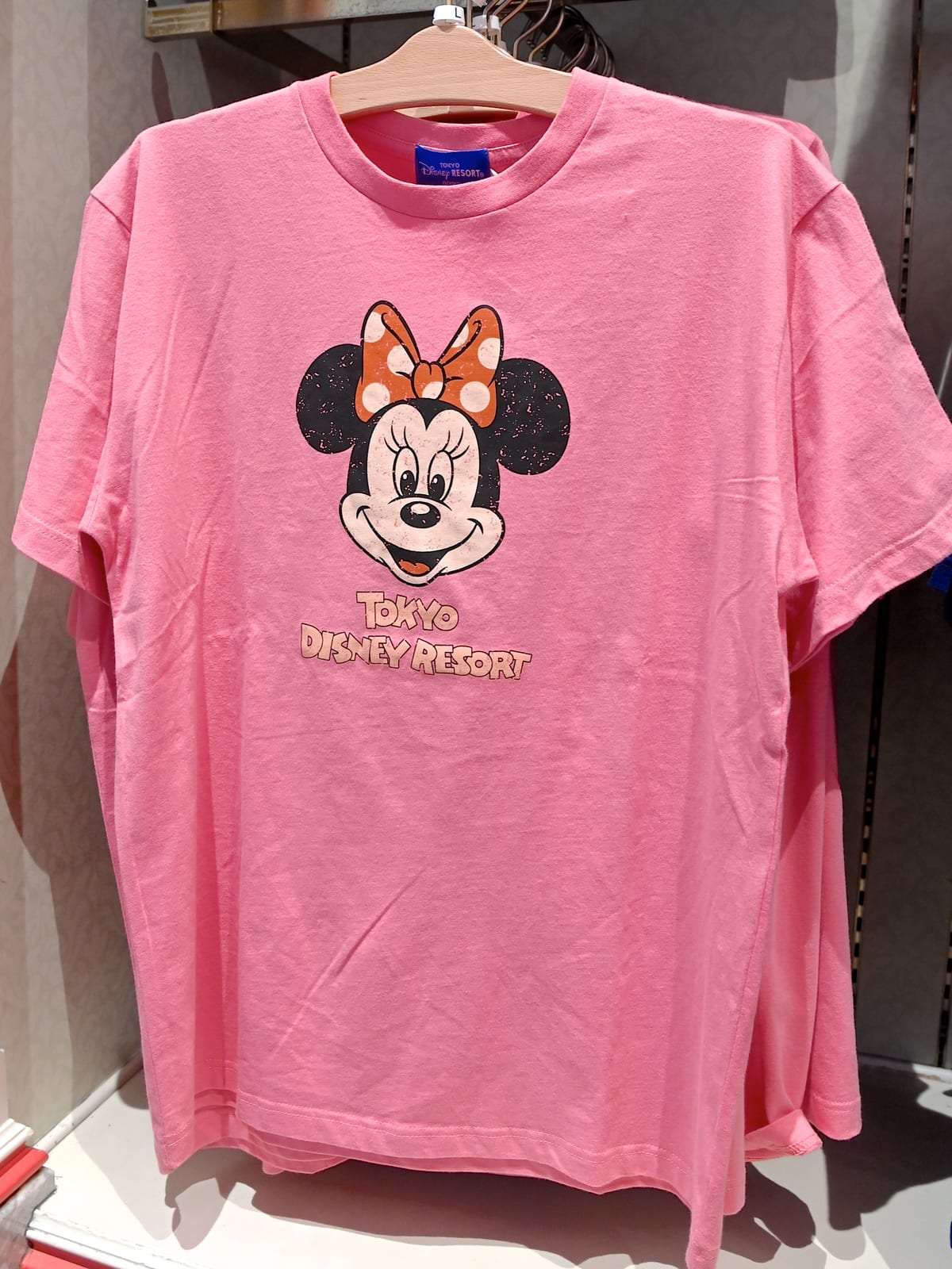 ミニーマウスTシャツ（ピンク）