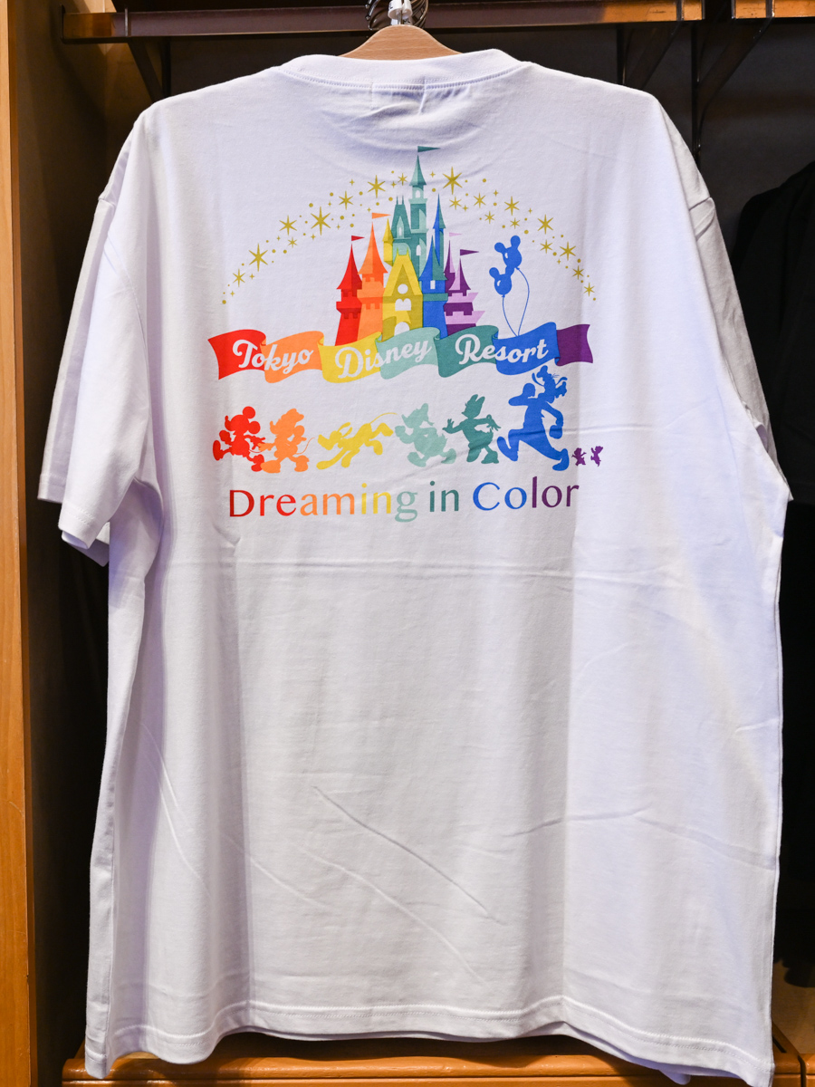 “Dreaming in Color”Tシャツ白　バックデザイン