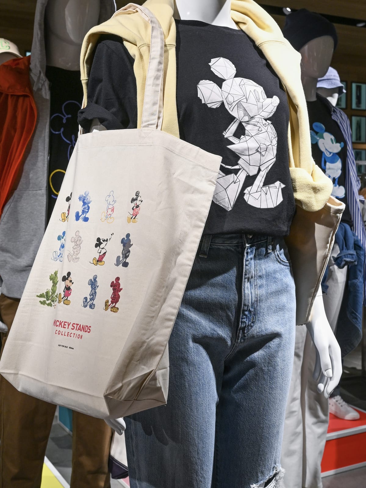 ユニクロ原宿店「MICKEY STANDS」コレクション POP-UP SHOP　トートバッグ