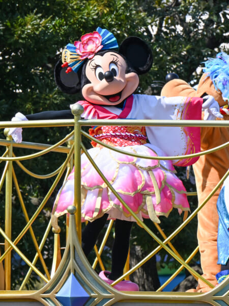 東京ディズニーランド「ミニー＆フレンズのグリーティングパレード：トータリー・ミニーマウス」テーマ「情熱的なミニーマウス」ミニー9