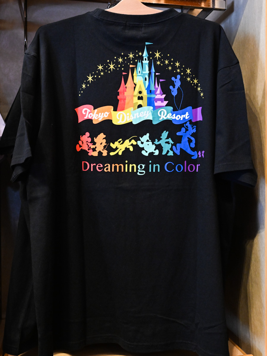 “Dreaming in Color”Tシャツ（黒）バックデザイン
