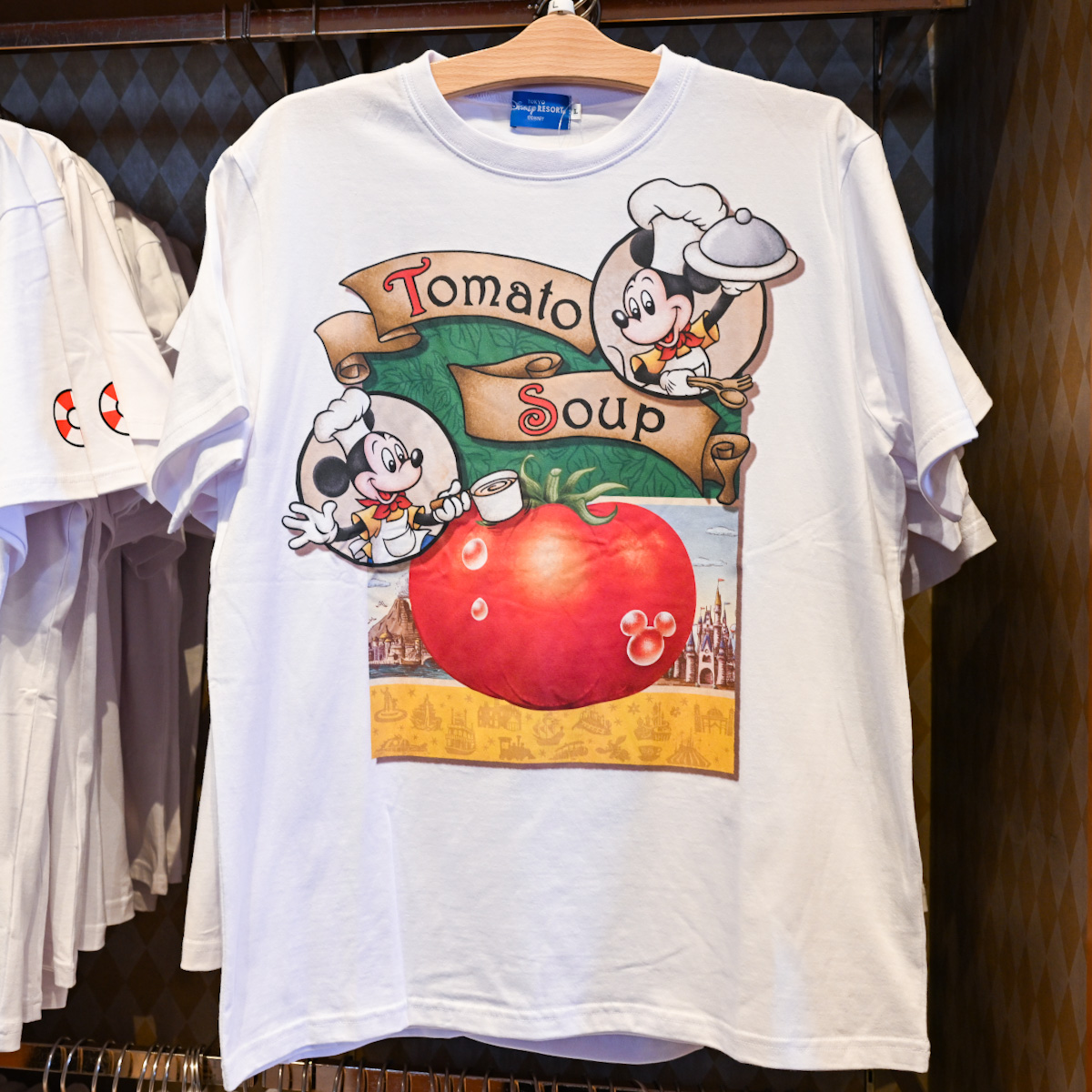 東京ディズニーランド「ミッキーマウス」トマトスナック缶Tシャツ