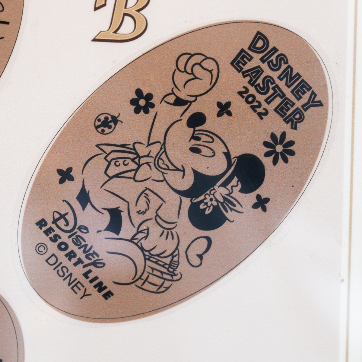東京ディズニーランド・ステーション　ディズニー・イースター2022ミッキーマウススーベニアメダル
