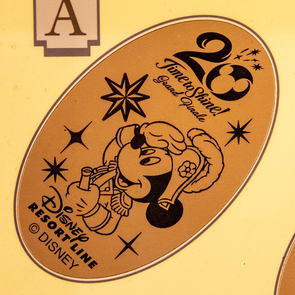 ディズニーリゾートライン“東京ディズニーシー20周年：タイム・トゥ・シャイン！”フィナーレスーベニアメダル　ミッキーマウス