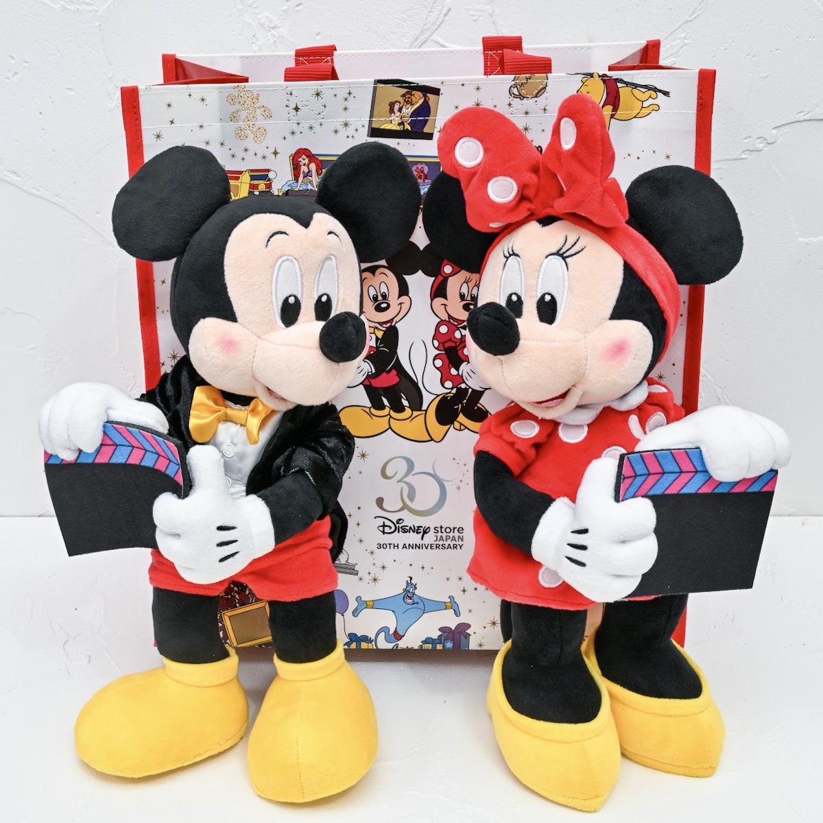 ミッキー・ミニーぬいぐるみ Disney Store Japan 30TH　紹介