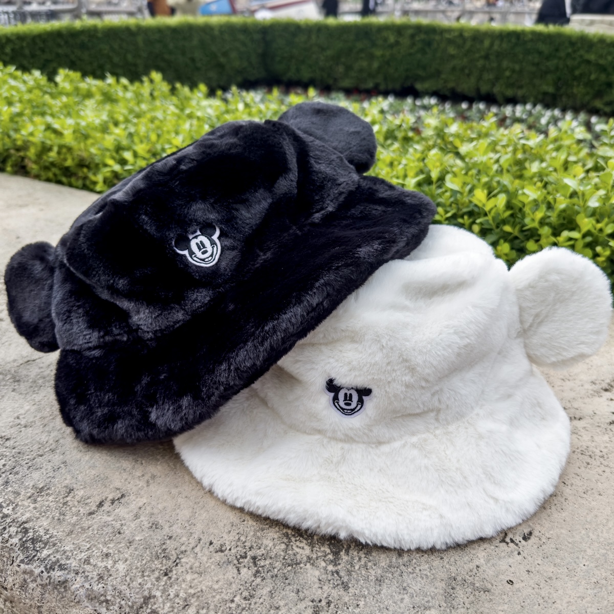Emiria Wiz(エミリアウィズ) 帽子 帽子 (その他) ベレー帽 ベージュ×黒 合成皮革