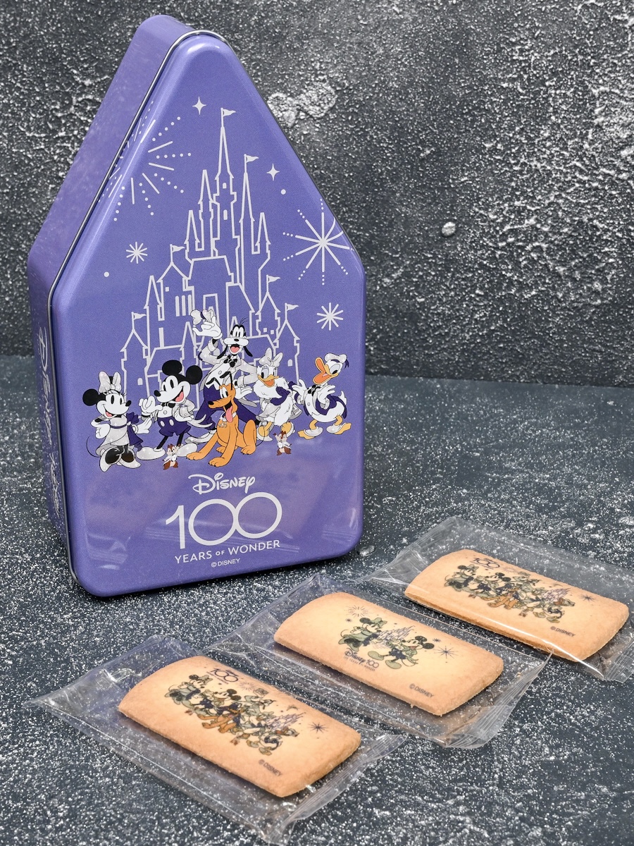 ミッキー＆フレンズ クッキー 缶入り The Disney100 Platinum Celebration Collection