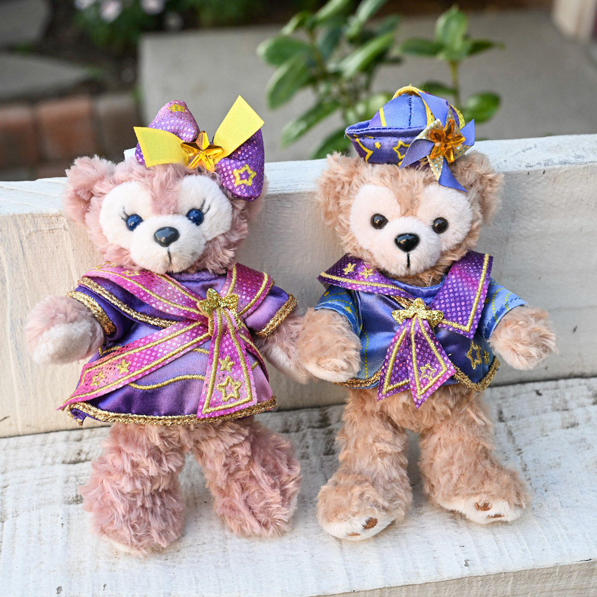 ダッフィー シェリーメイ バレンタイン ぬいぐるみバッジ ぬいば Duffy-