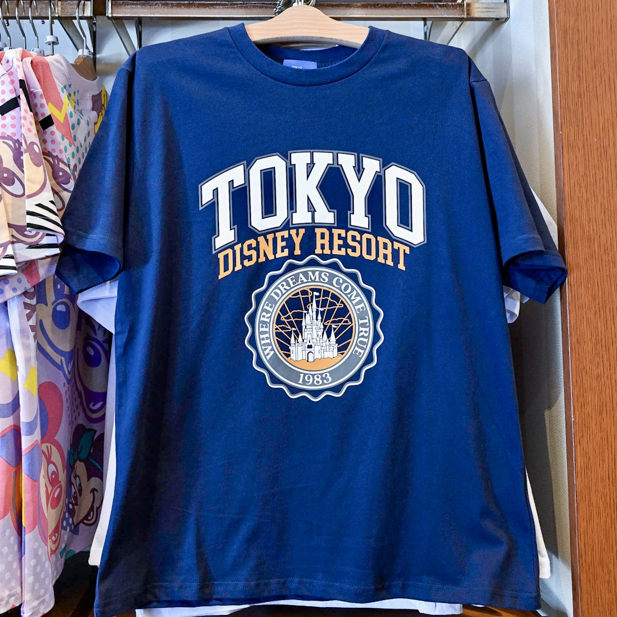 東京ディズニーランド「シンデレラ城」Tシャツ　ブルー