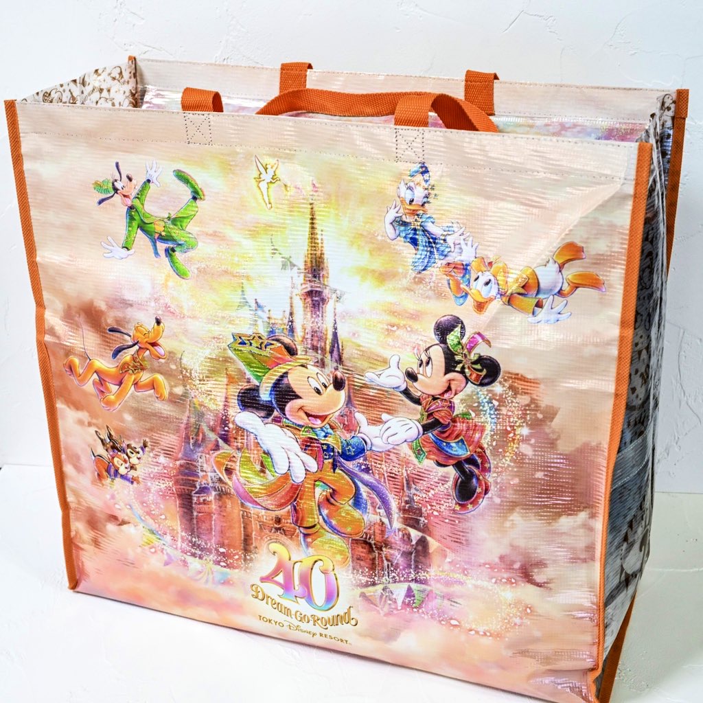 東京ディズニーリゾート40周年デザインショッピングバッグ