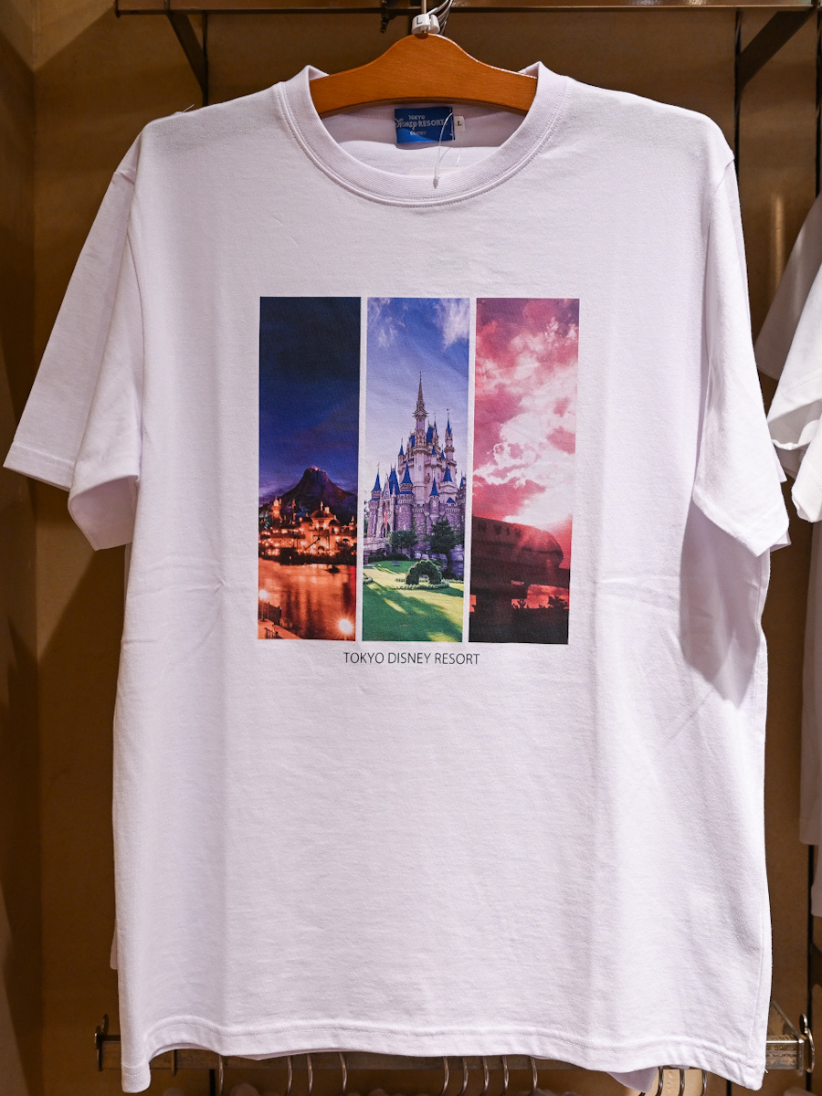 東京ディズニーリゾート風景デザインTシャツ