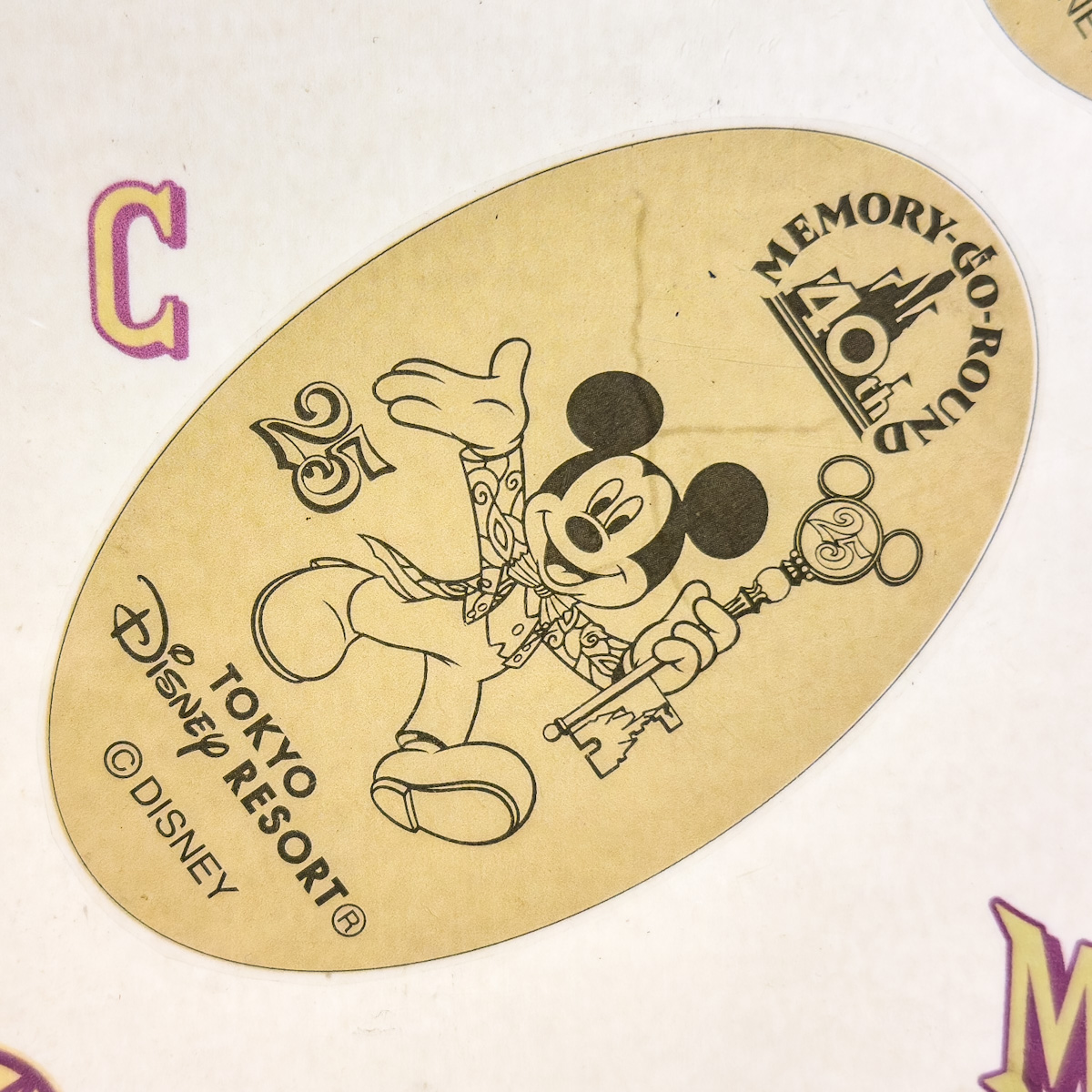 25周年のミッキーマウスデザインスーベニアメダル