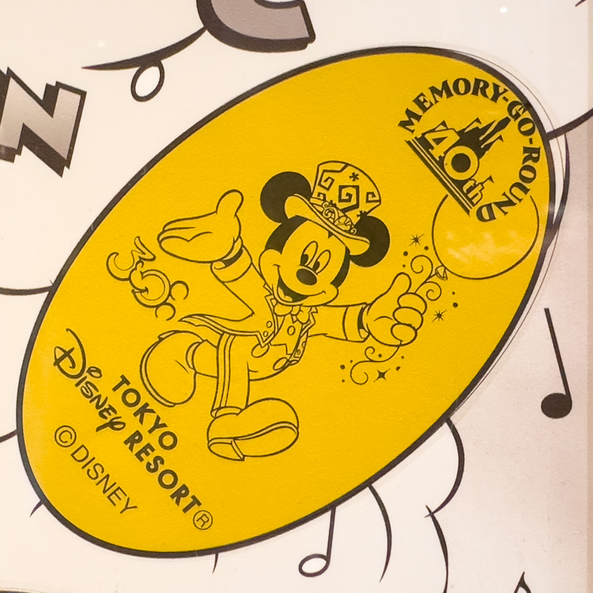各周年のミッキーマウスデザイン！「東京ディズニーリゾート40周年 