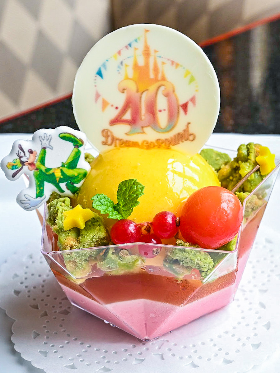 東京ディズニーリゾート40周年”ドリームゴーラウンド”ケーキセット（グーフィー）　ケーキ