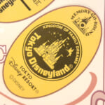 東京ディズニーランド　オープニングステッカーデザインスーベニアメダル
