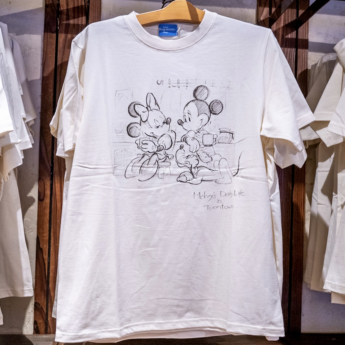 「ミッキーマウス」＆「ミニーマウス」＆「プルート」Tシャツ