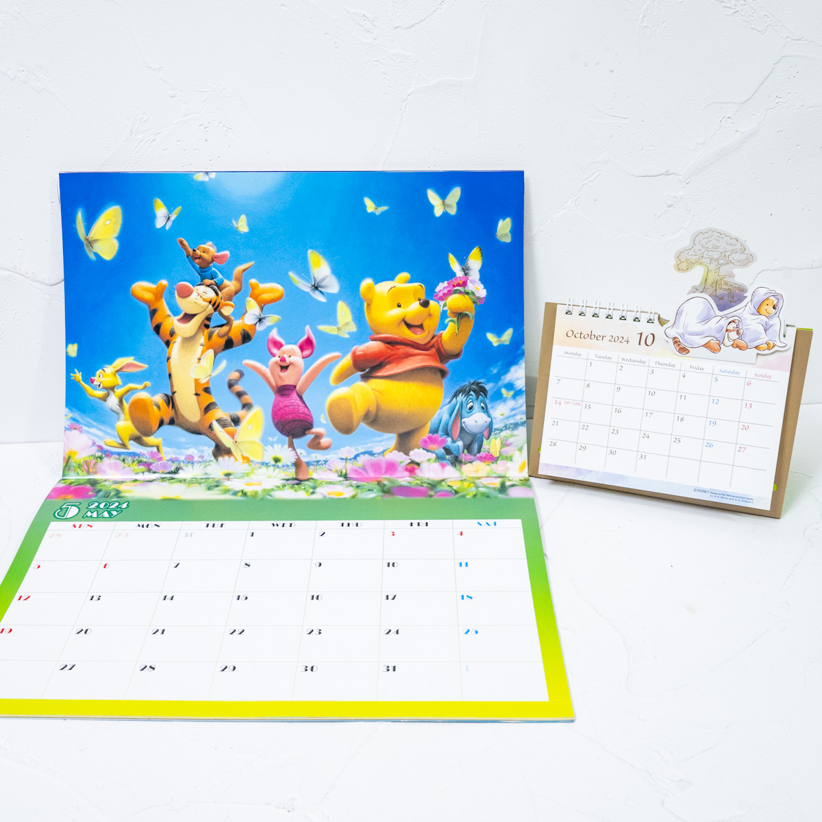 ディズニーキャラクター 壁掛けカレンダー Calendar＆Organizer 2024　卓上カレンダー
