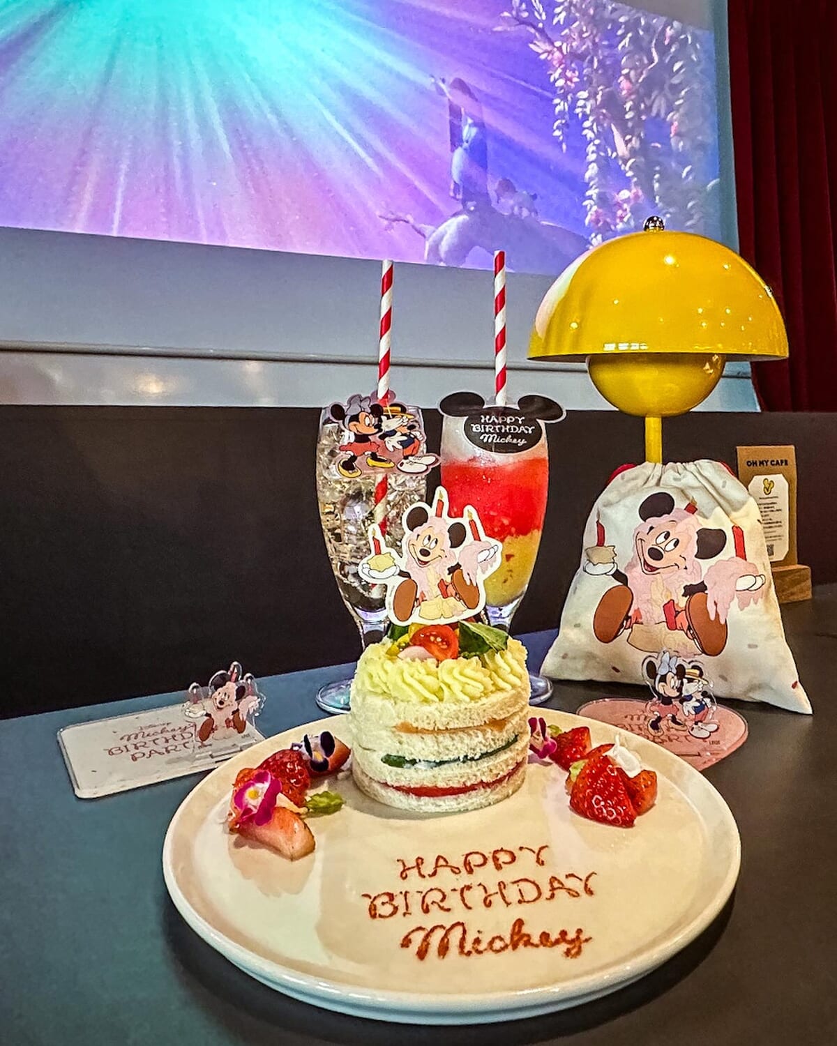  表参道ヒルズ ディズニー「The Wonder Movie CAFE」OH MY CAFE「Mickey‘s Birthday Party」1