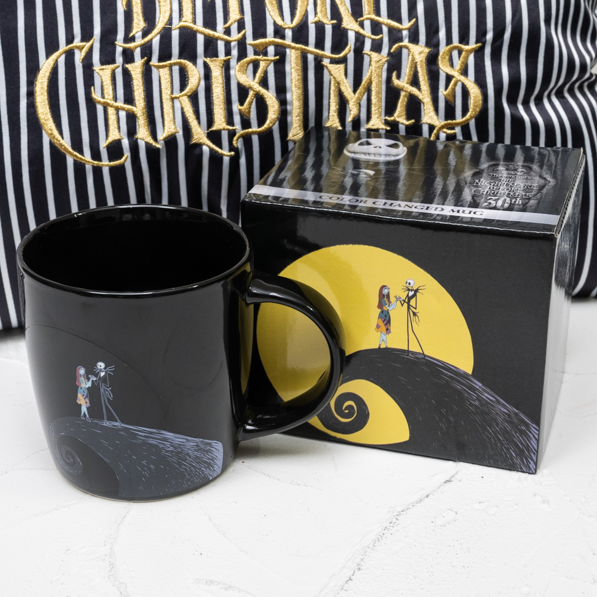  ジャック・スケリントン＆サリー マグカップ チェンジング Tim Burton's The Nightmare Before Christmas 30Years1