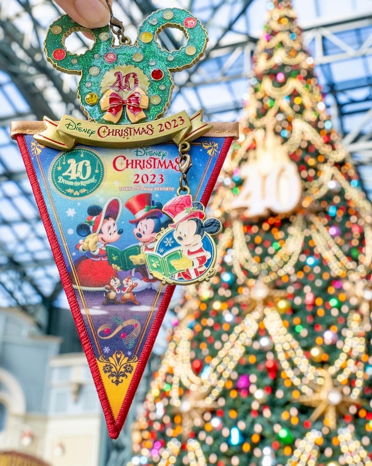 東京ディズニーランド”ディズニー・クリスマス2023”ドリームガーランド・バッグチャーム