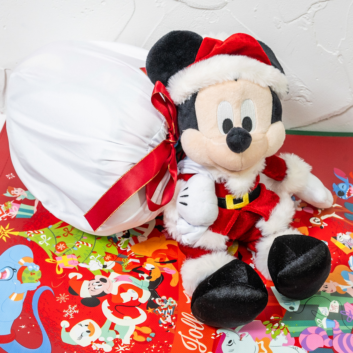 ディズニーキャラクター ブランケット ぬいぐるみ付き Disney Christmas2