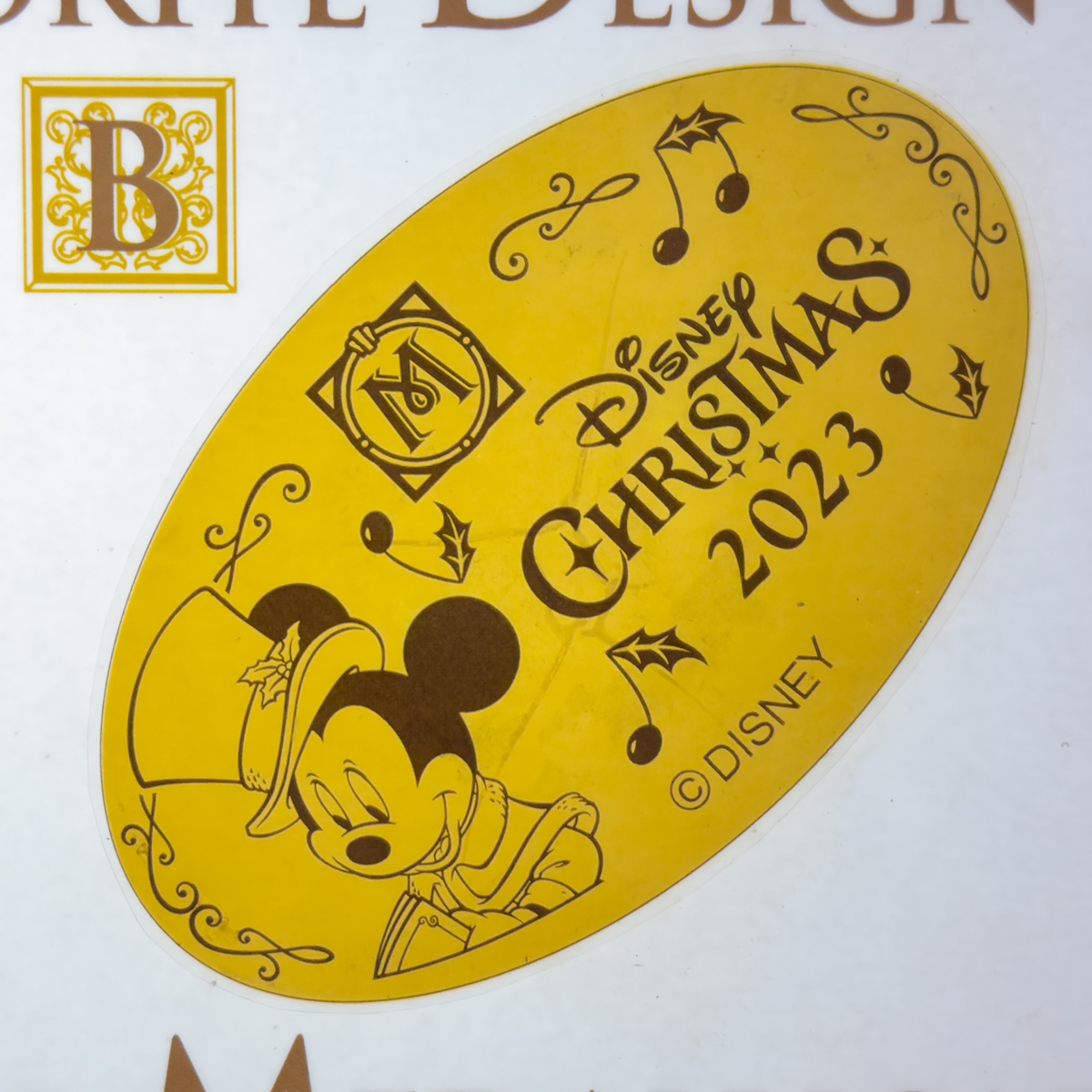 東京ディズニーシー・ホテルミラコスタ”ディズニー・クリスマス2023”スーベニアメダル　ミッキーマウス