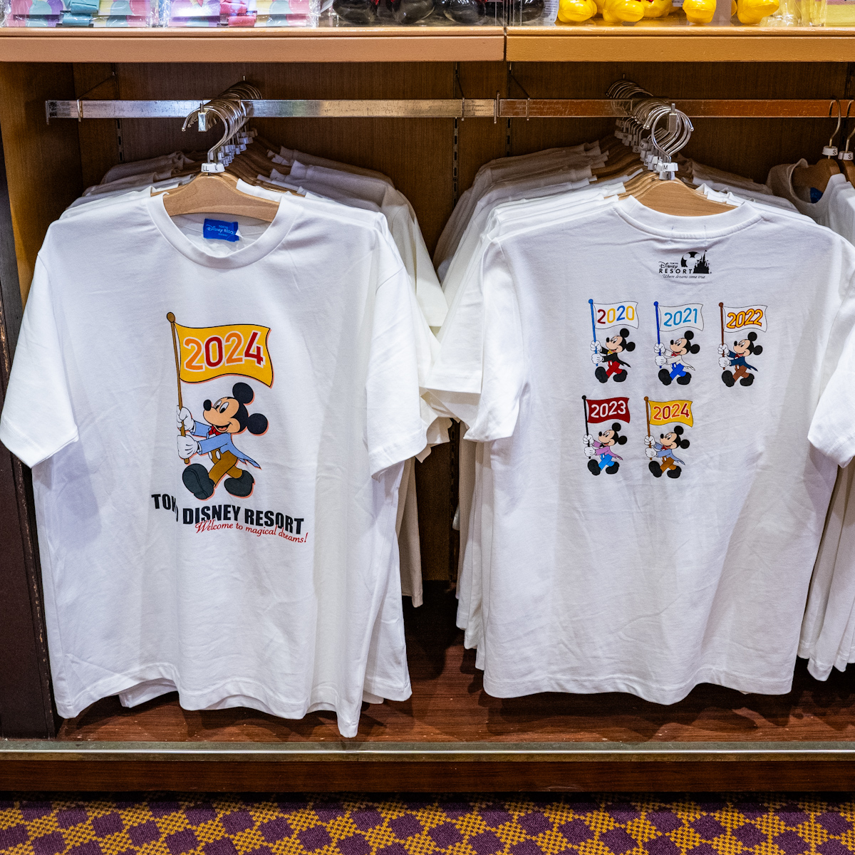 東京ディズニーランド「ミッキーマウス」2024Tシャツ